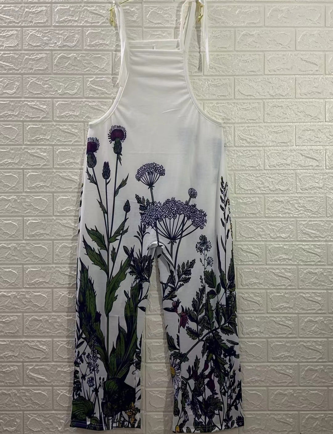 Dame Kunstnerisk Tryk Overall Jumpsuit Stilla