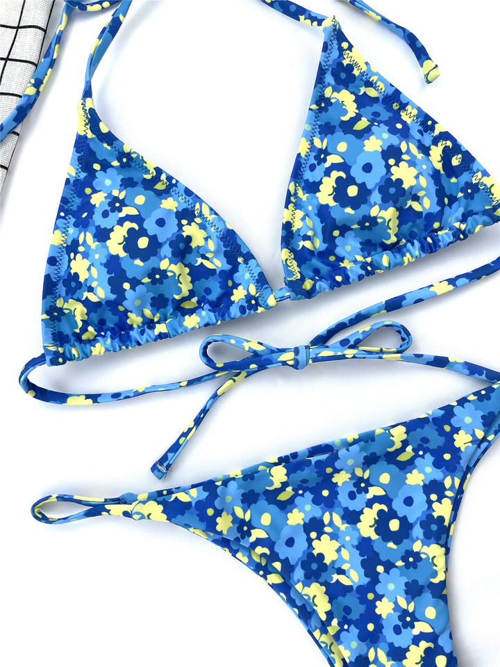Dame_Bikini-sæt med blomster mønster Stilla
