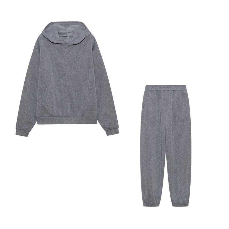 Kvinders sporty hoodie og joggingbukser sæt Stilla
