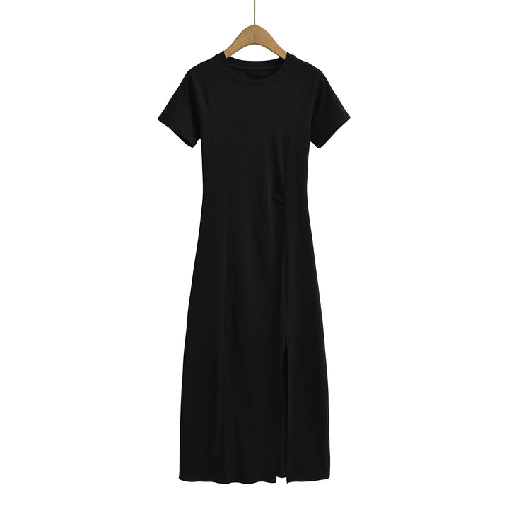 Dame Casual Maxikjole med figursyet snit og sporty rynkeaccent Stilla