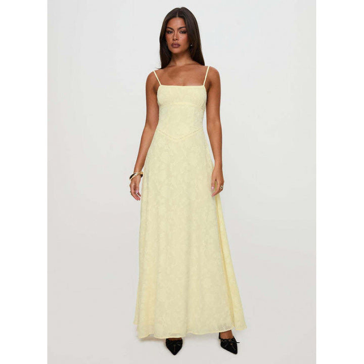 Dame Elegant Maxi Kjole Stilla