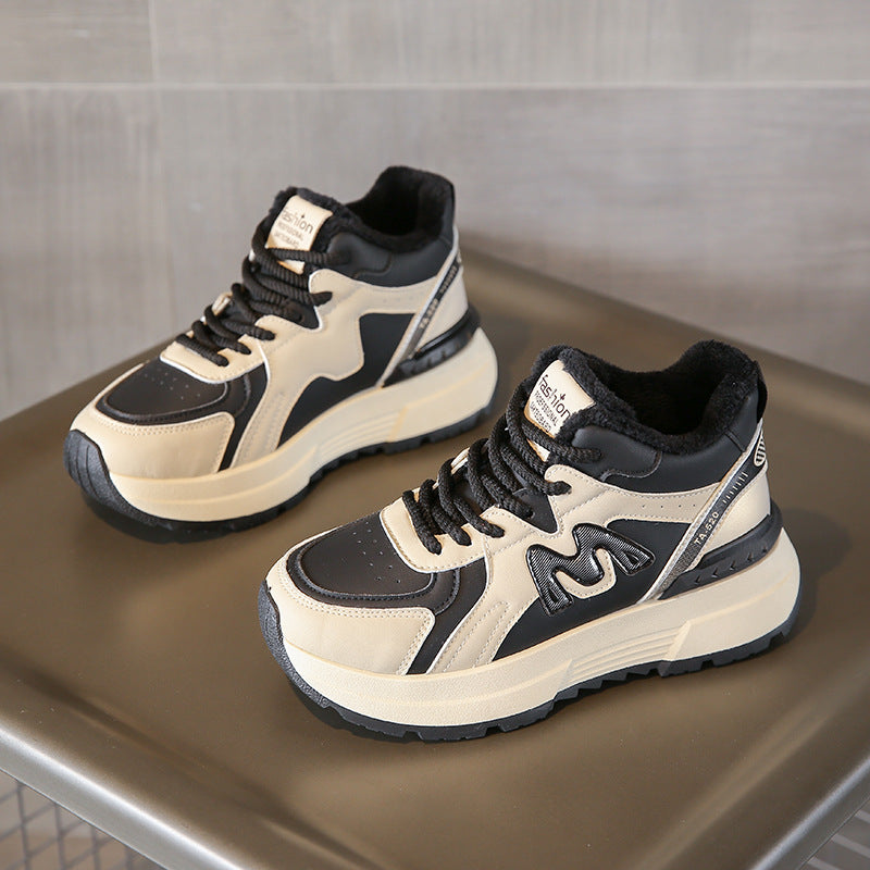 Dame mode vinter sneakers med hyggeligt indvendigt foer og stabiliserende sål Stilla