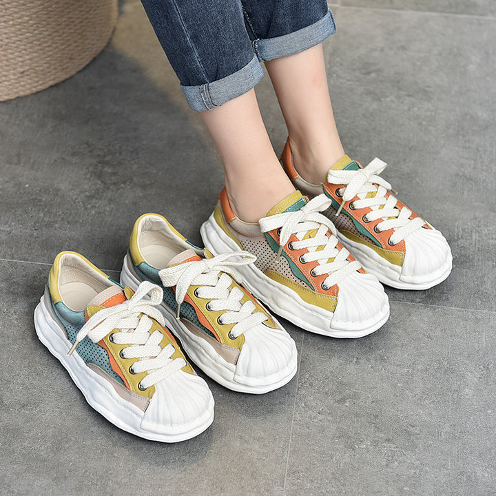 Dame Komfortable Sneakers med åndbart overmateriale og robust design Stilla