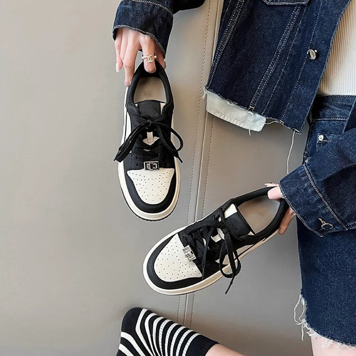 Dame Trendy Sneakers med kontrasterende Overdel Stilla