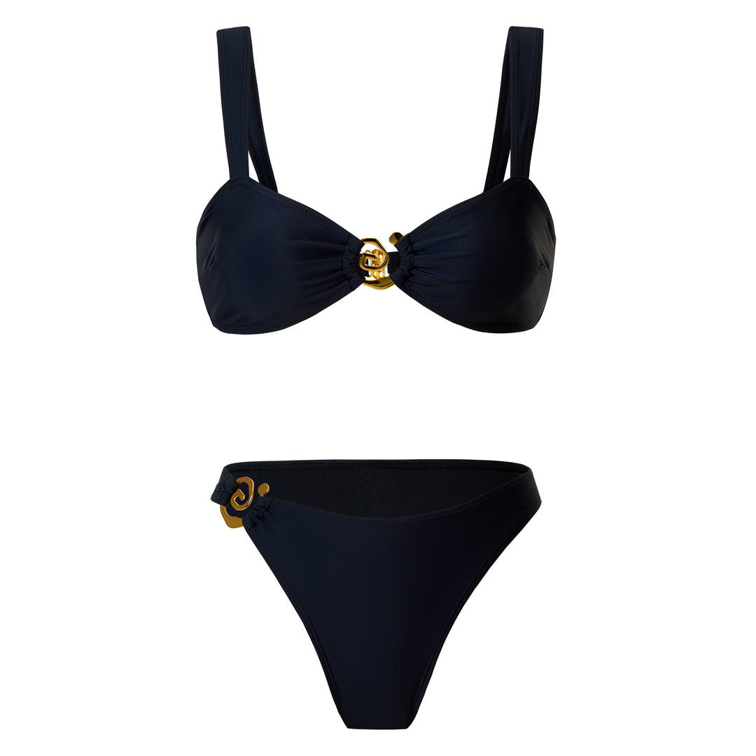Dame badedragt sæt med elegante detaljer Stilla
