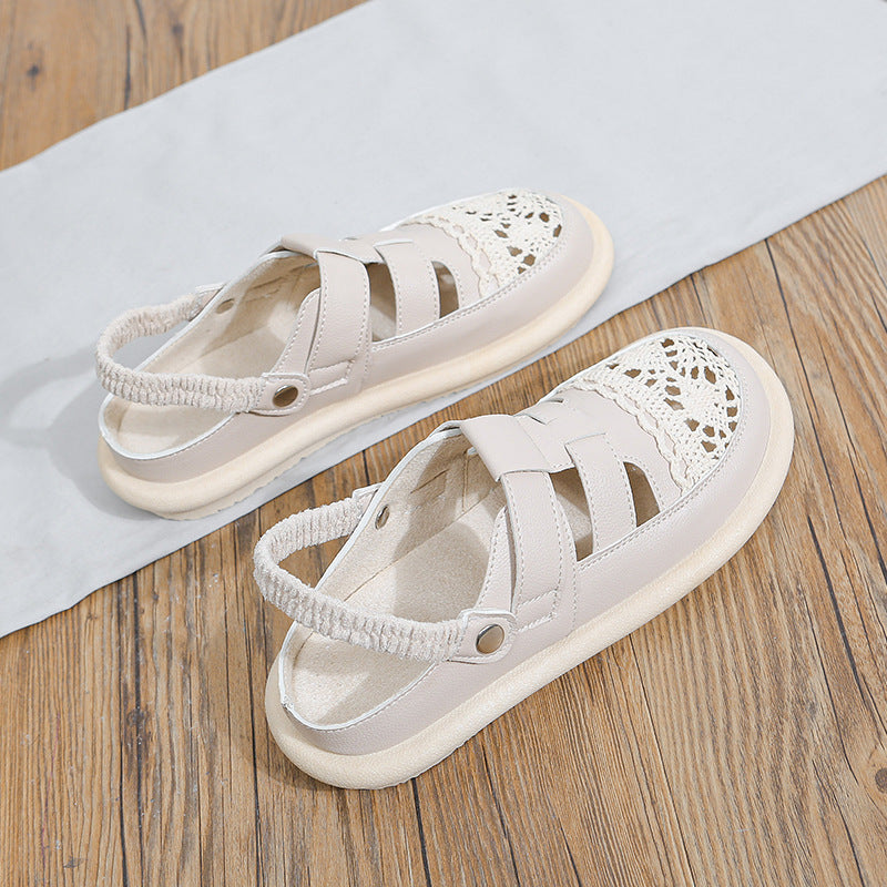 Dame Komfortable Sandaler med åndbare netoverflader og justerbare remme Stilla