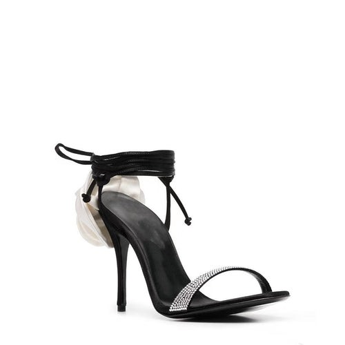 Femme Elegant Floral Akzent Højhælede Sandaler Stilla