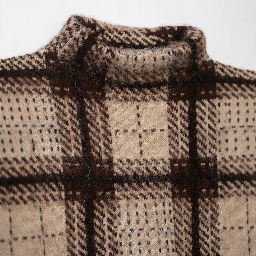 Damer Optisk Turtleneck Sweater Stilla