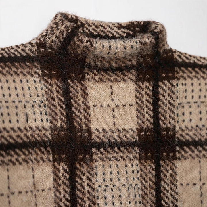 Damer Optisk Turtleneck Sweater Stilla