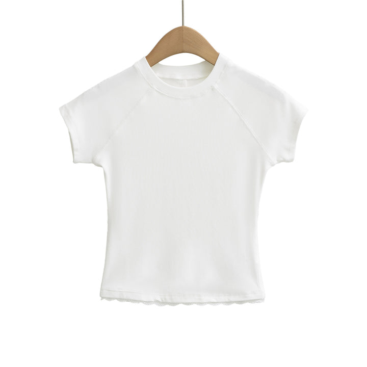 Dame Sporty T-shirt med smart bølgekant og åndbart materiale Stilla