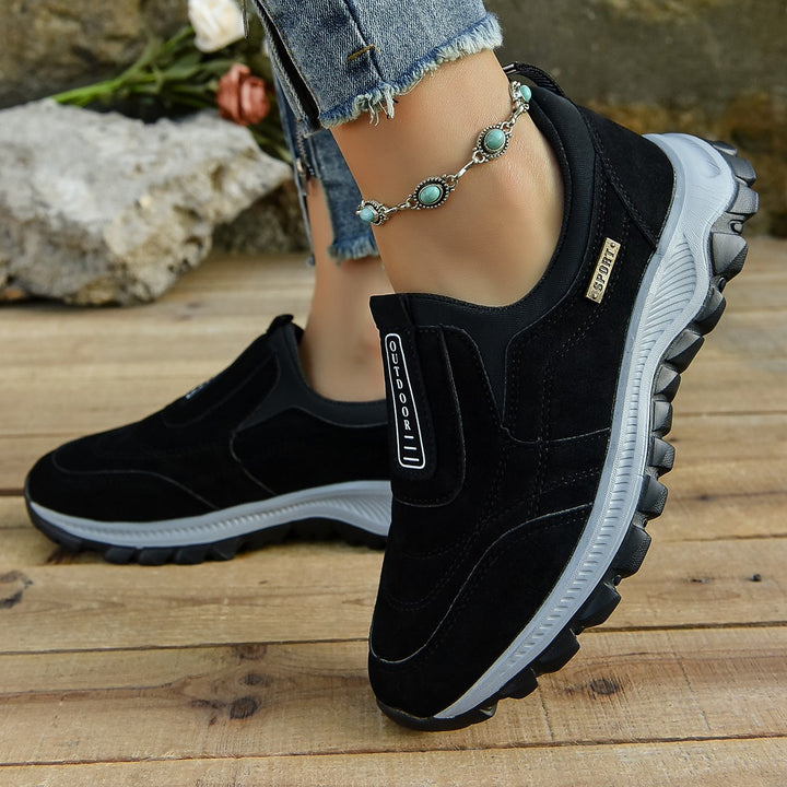 Dame Sporty Slip-On Sneakers med ergonomisk dæmpning Stilla