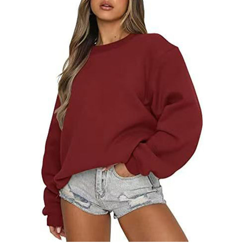 Kvinders sweatshirt med afslappet snit og voluminøse ærmer Stilla