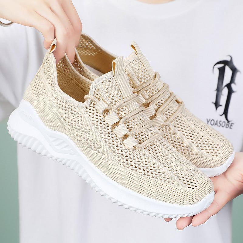 Dame Sporty Netløb Sneakers med elastisk snøresystem Stilla