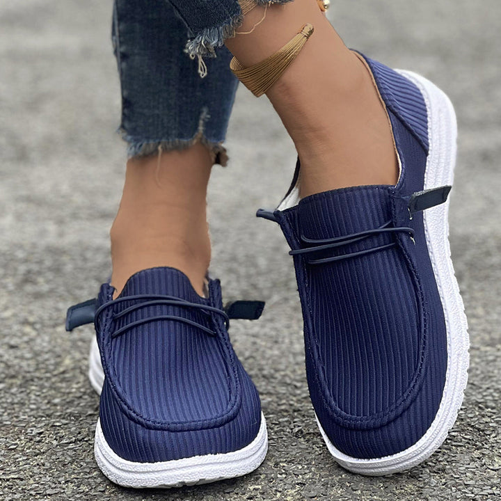 Dame Slip-On fritidssko med skridsikker sål og åndbart overdæk Stilla