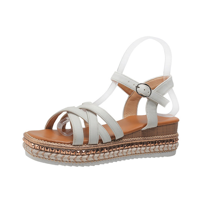 Dame Espadrilles med elegant remdesign og skridsikker sål Stilla