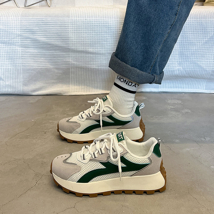 Dame Sporty Sneakers med åndbar struktur og skridsikker profil sål Stilla