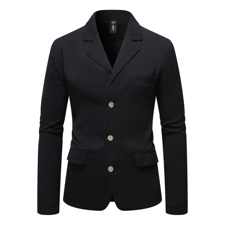 Herre elegant fritidsblazer med struktureret stof Stilla
