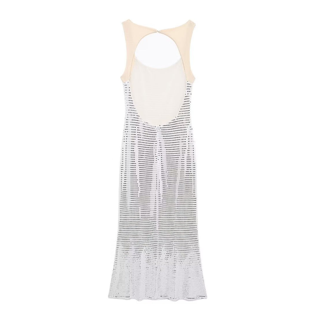 Femme Ærmeløst Cutout Maxikjole Stilla