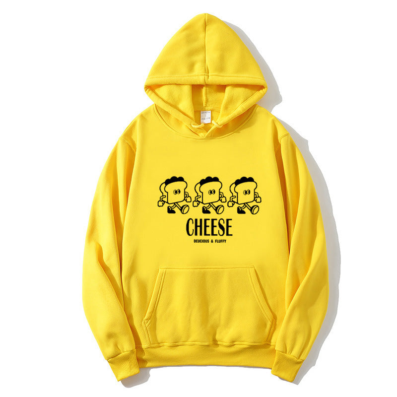 Kvinders hætte sweatshirt med kreativt tegneserieprint Skovae
