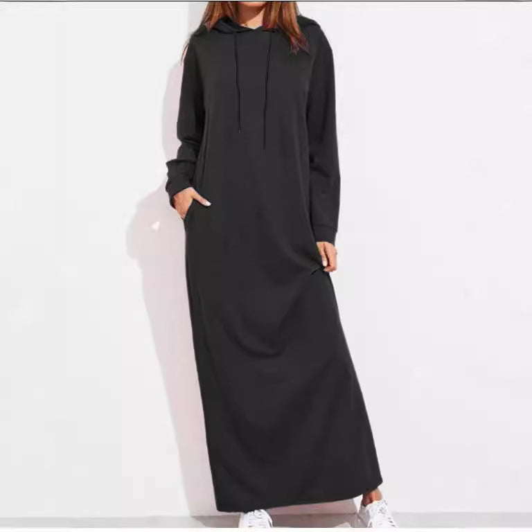 Dame hættkjole i afslappet oversized stil Stilla