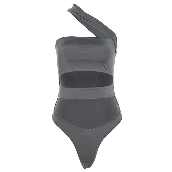 Dame Én-delt Badedragt med asymmetrisk Strop og Cut-Outs Stilla