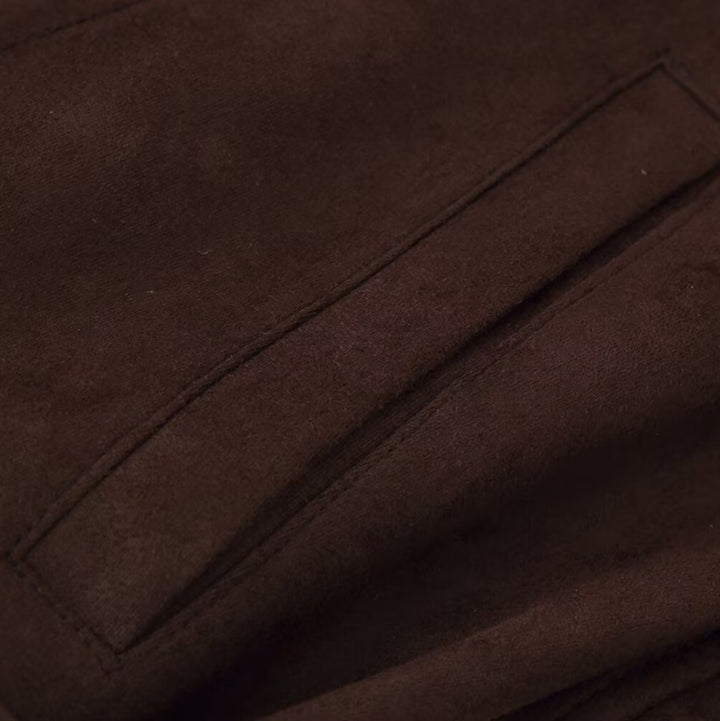 Dame elegant oversized bomberjakke med taljebælte Stilla