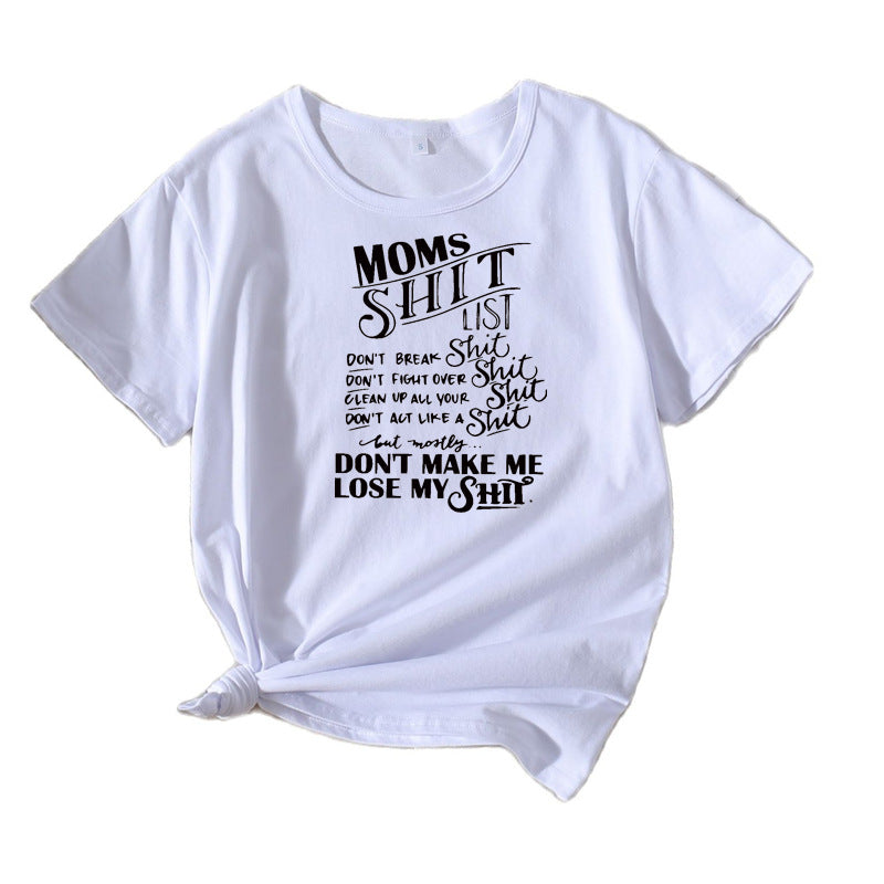 Kvinder Humoristisk Grafik Udsagn T-shirt Stilla