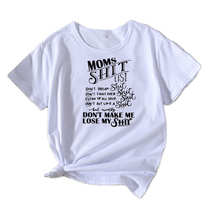 Kvinder Humoristisk Grafik Udsagn T-shirt Stilla