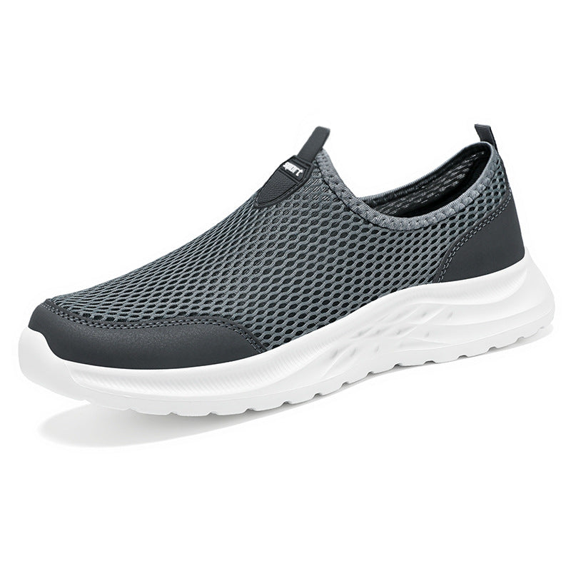Dame åndbare Slip-On sneakers med fleksibelt mesh-overmateriale og skridsikker sål Stilla