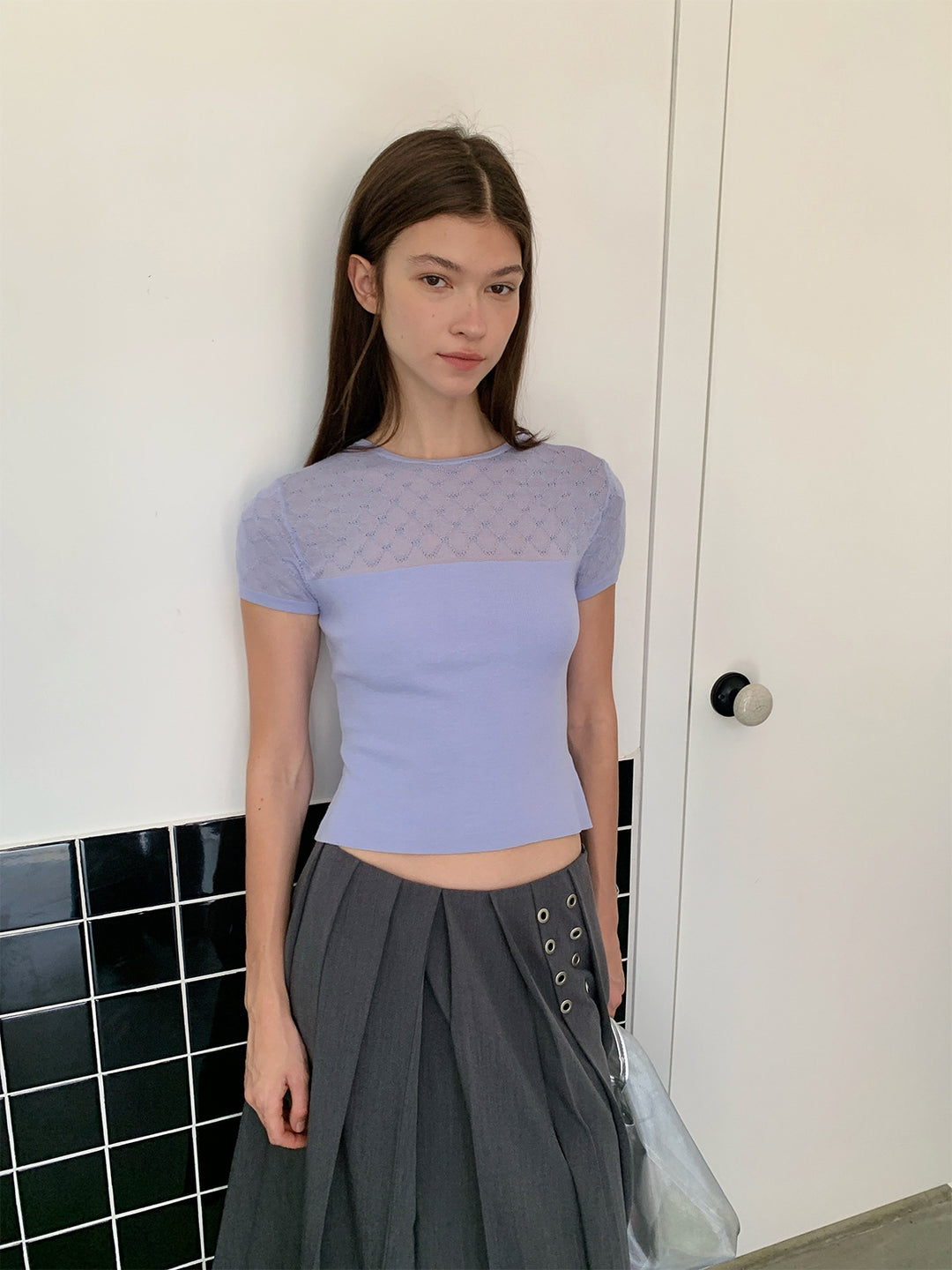 Dame wrapped skirt med elegant snit og legende bærevariationer Stilla