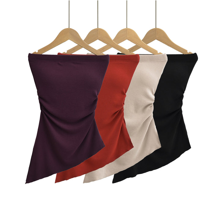Dame asymmetrisk top med elegant off-shoulder-design Stilla