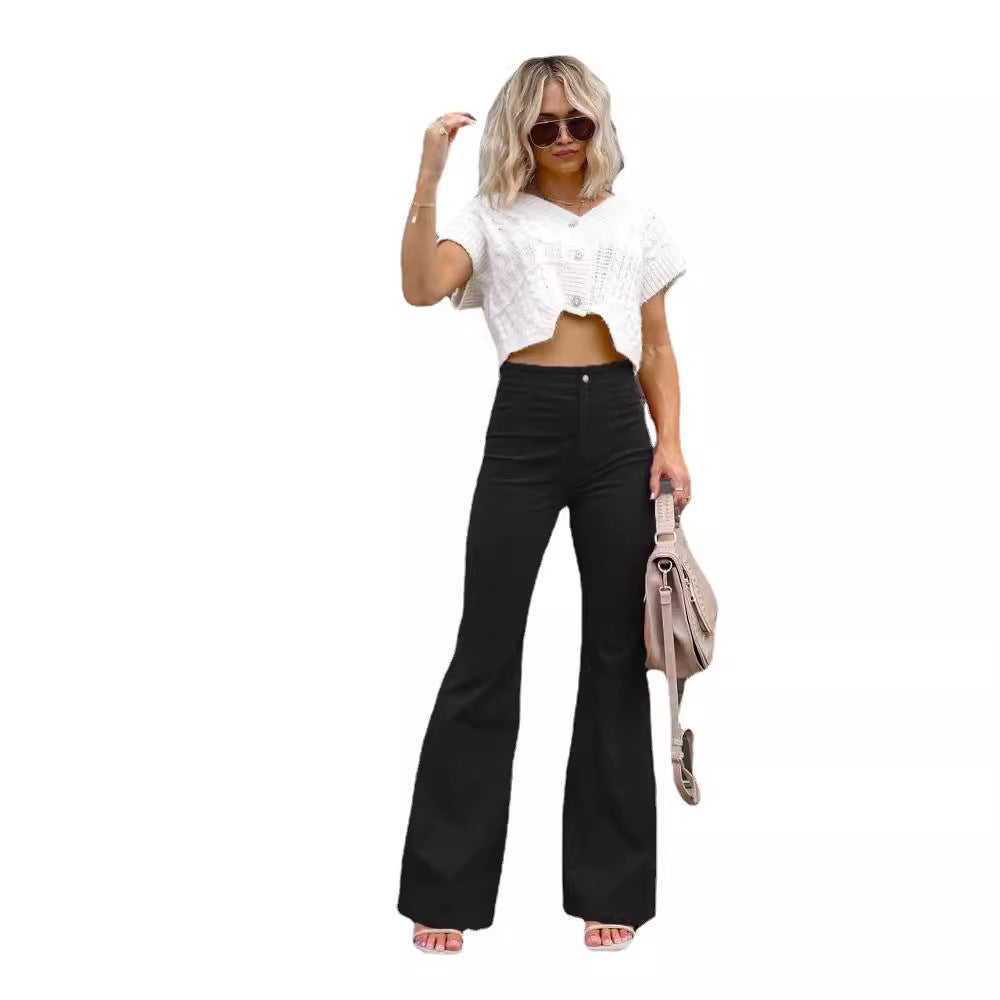 Dame Mode Høj talje-flared-jeans Stilla