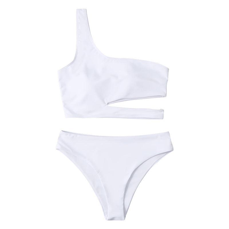 Dame ensidig bikini med innovativ cut-out Skovae