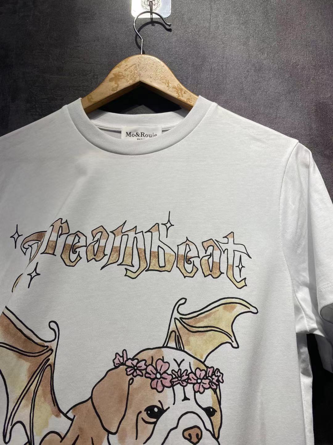 Dame T-shirt med kreativt dyremotiv og unikke grafikker Stilla