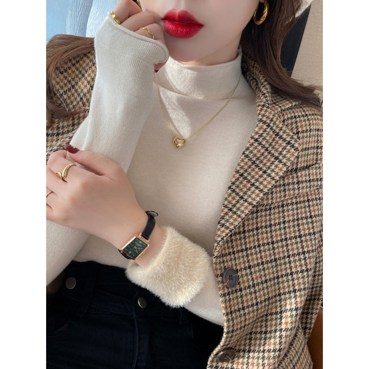 Dame Elegant Turtleneck Sweater lavet af Blødt Materiale Stilla