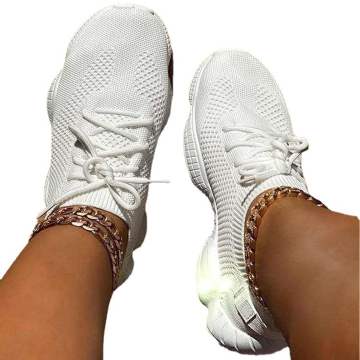 Dame Åndbare Sokkesneakers med elastisk sål og skridsikkert profil Stilla