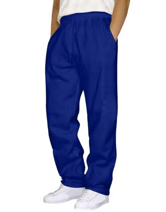 Kvinders komfortable sweatpants med sidelommer og elastisk talje Skovae