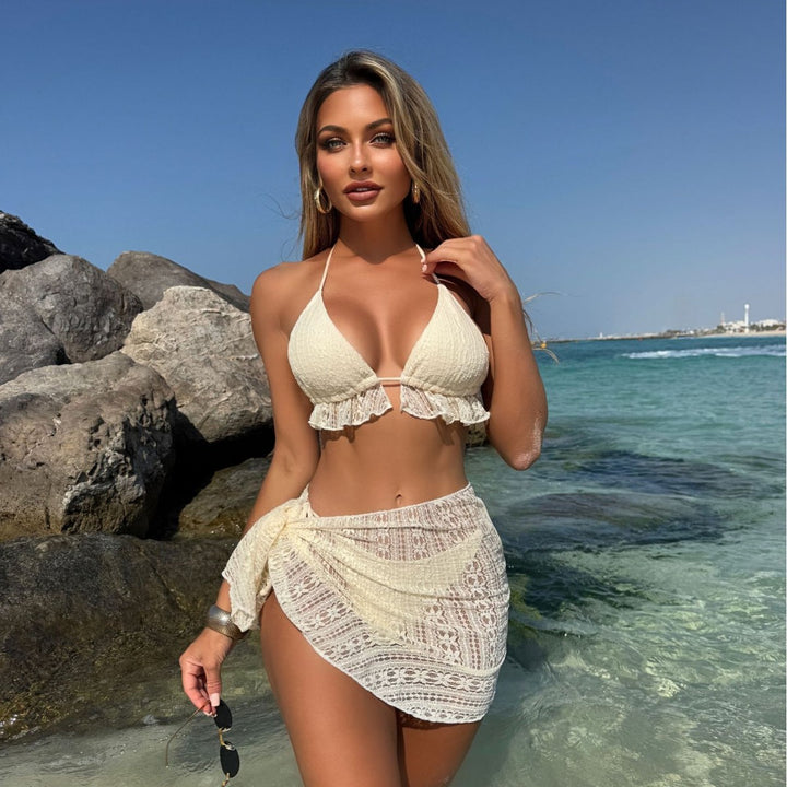 Femme Rüschenspitze Bikini-sæt Stilla