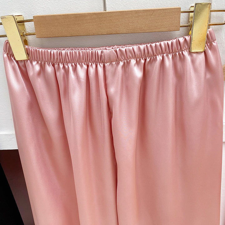 Dame Satin Fritidsbukser Stilla