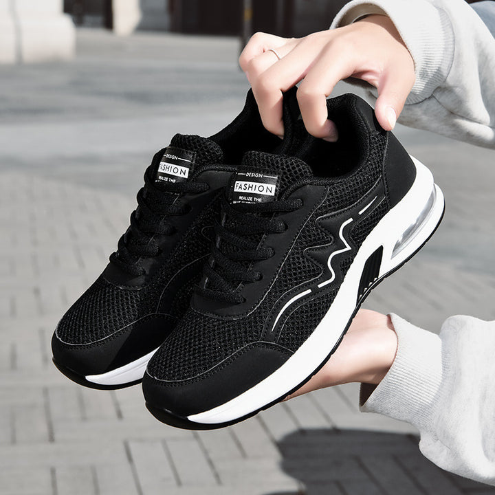 Dame nan City-Walking-Sneaker med synlig hæl luftkamm og ergonomisk EVA-dæmpning Skovae