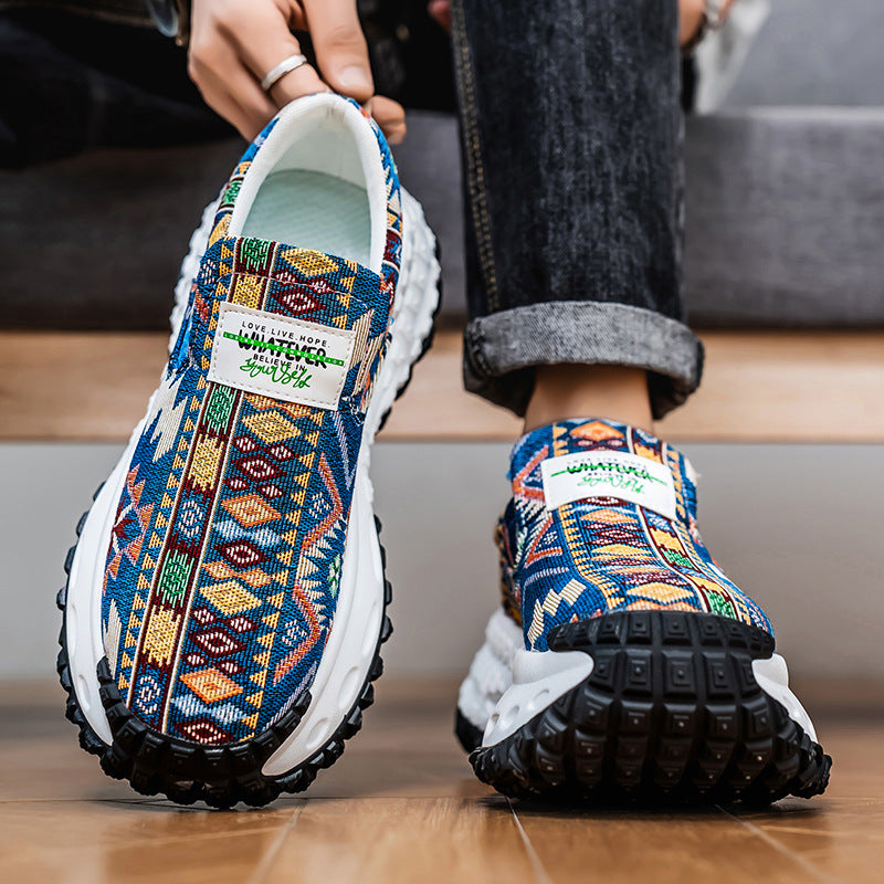Dame Etnisk Inspirerede Slip-On Sneakers Stilla