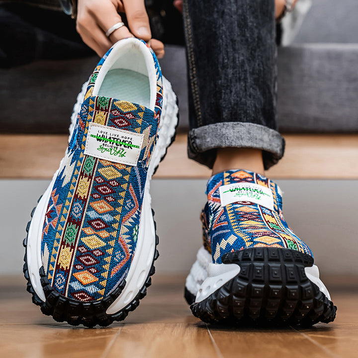 Dame Etnisk Inspirerede Slip-On Sneakers Stilla