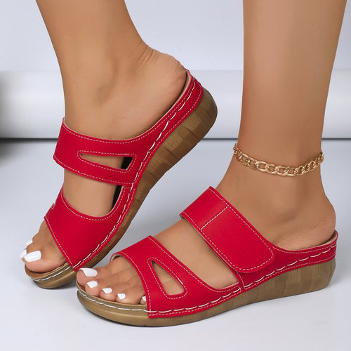 Dame Wedge-sandaler med behagelig fodsengsstruktur og elegant design Stilla