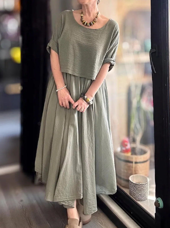 Dame Relaxed Fit Maxi Kjole Stilla