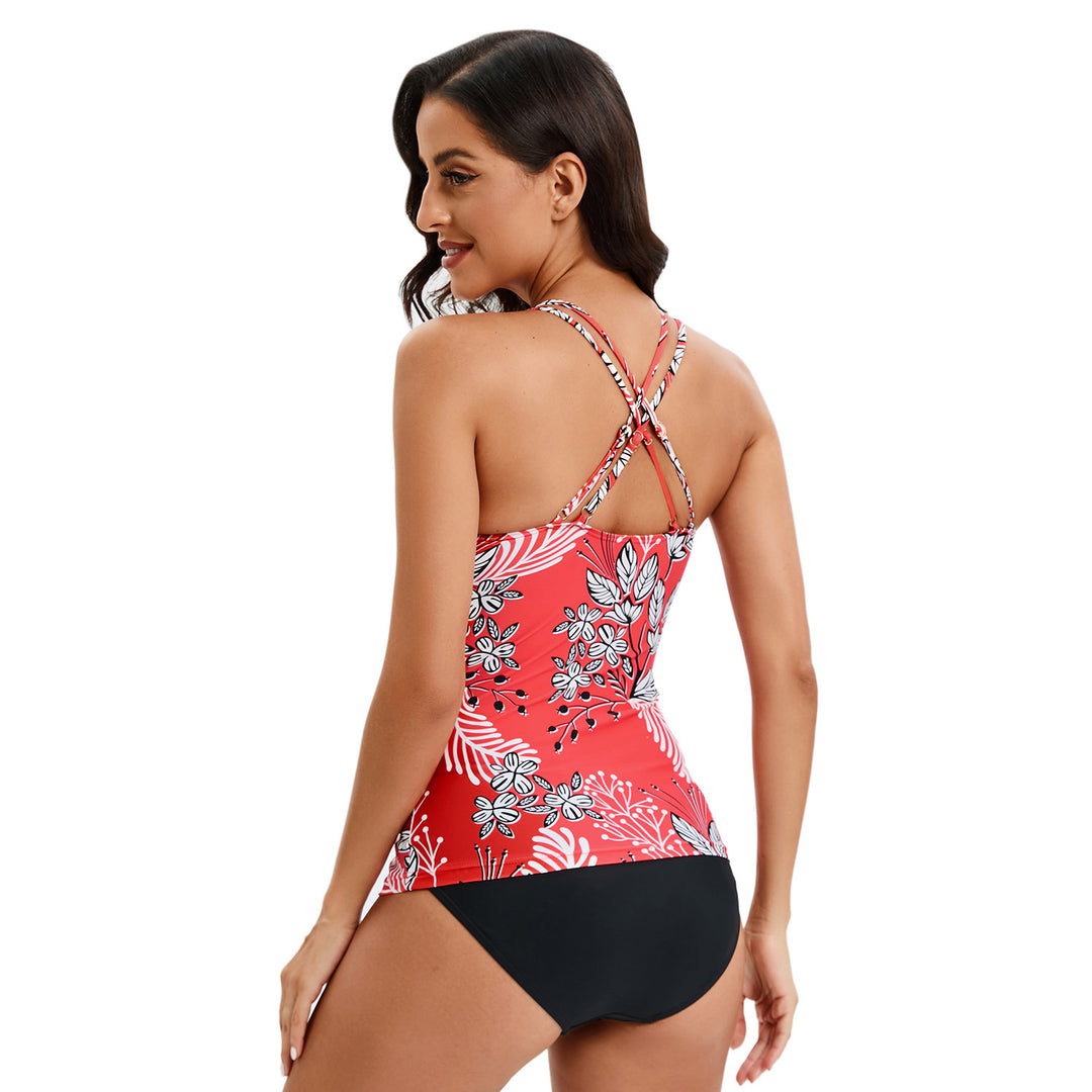 Dame Tankini-sæt med sporty top og flatterende pasform Stilla