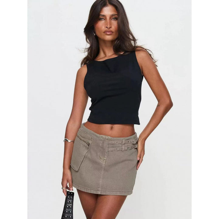 Dame Sleek Cropped Tanktop Stilla