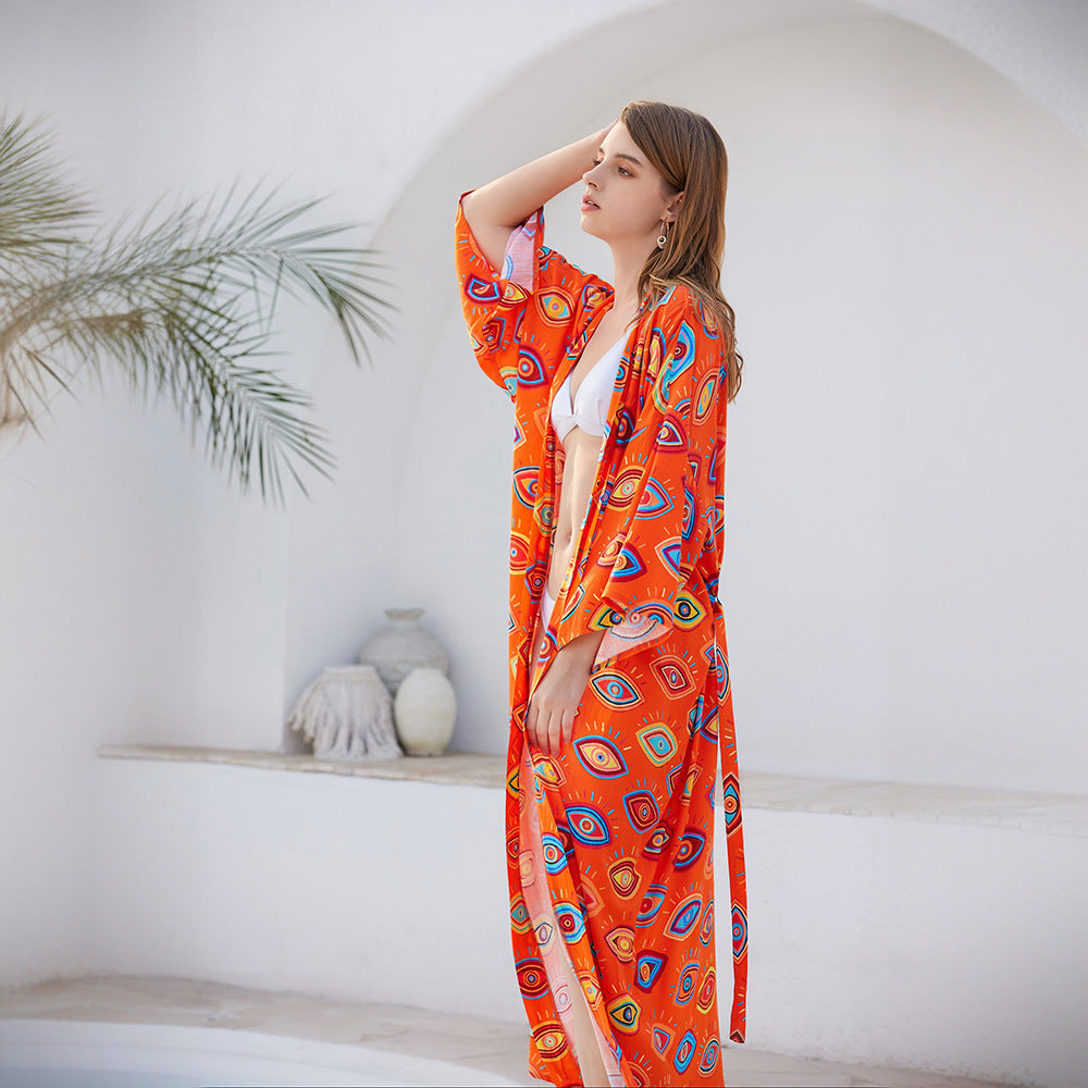 Dame Strandkimono Stilla
