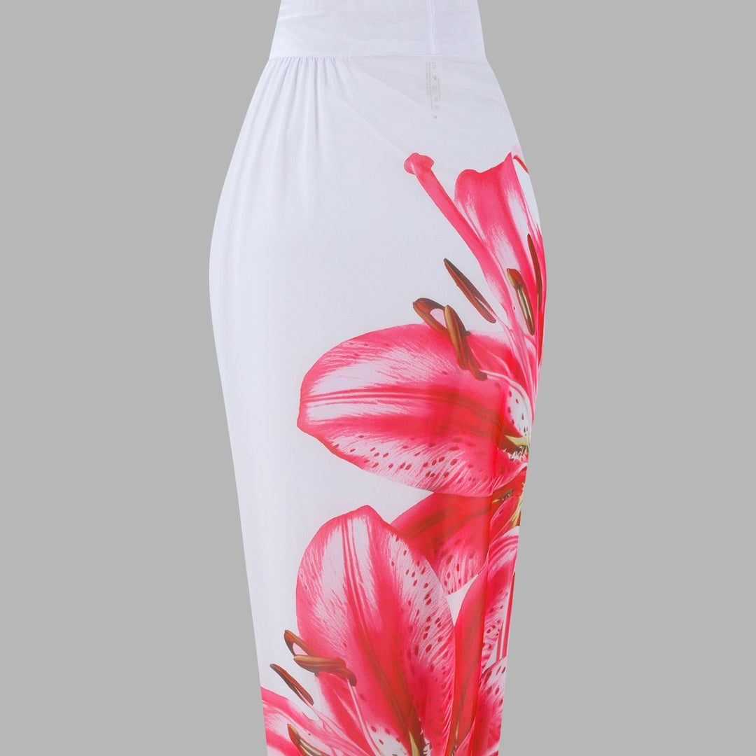 Dame Badebukser-Sæt med elegant blomsterprint Skovae