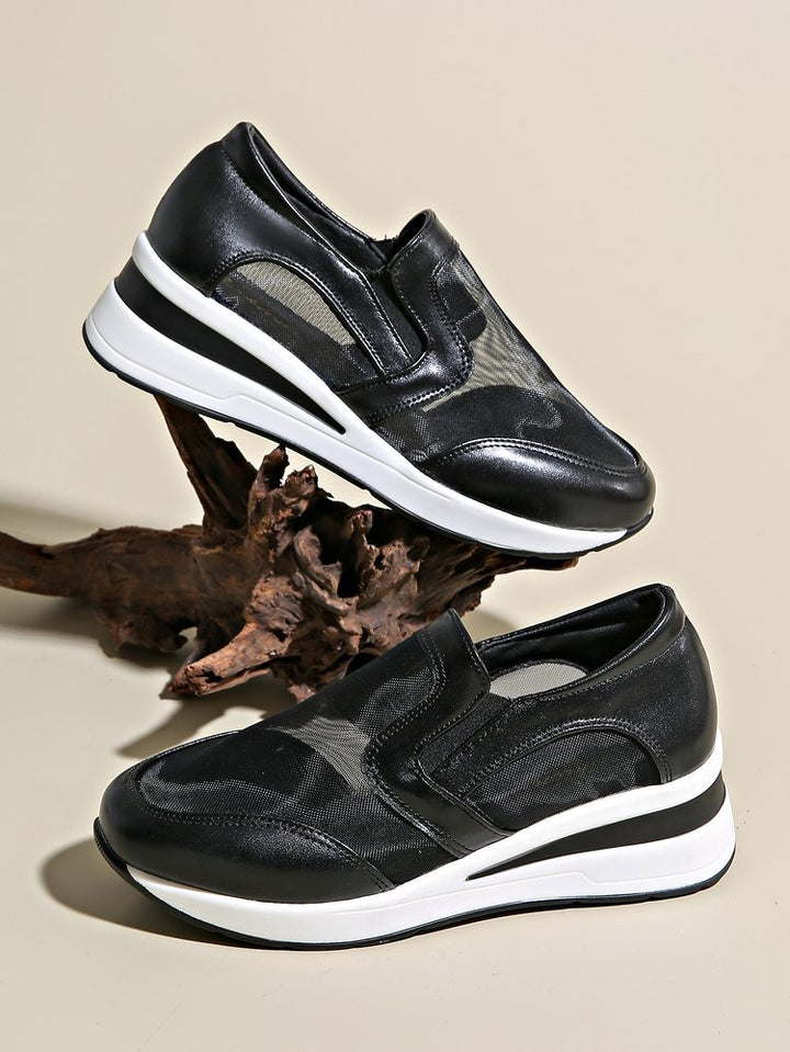 Dame Slip-On Sneakers med Mesh-indlæg Stilla