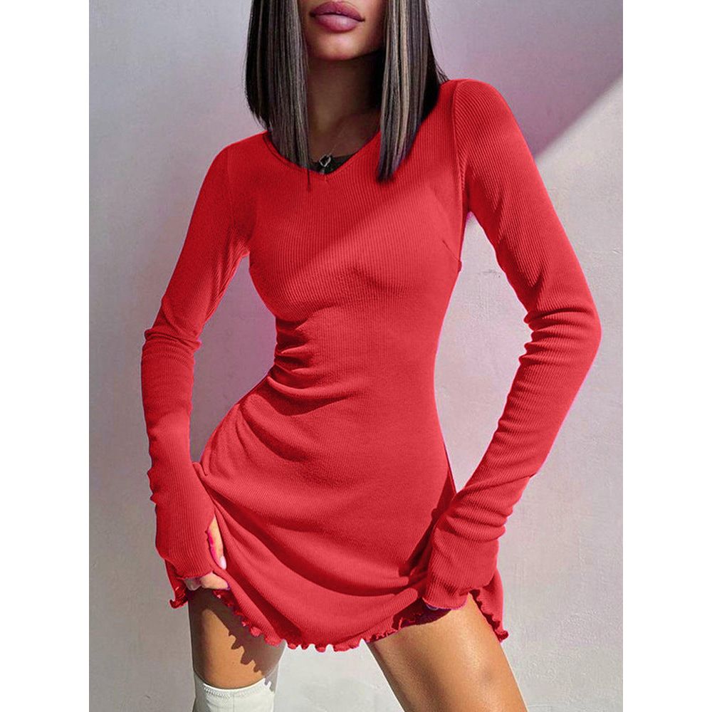 Stilla | Rund Hals A-line Casual Kjole